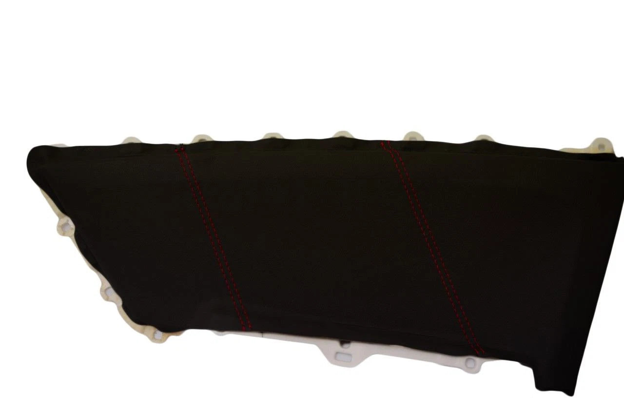 Synthetic Leather Door Panel for Honda Civic Coupe (2012–2015) Red Stitch
