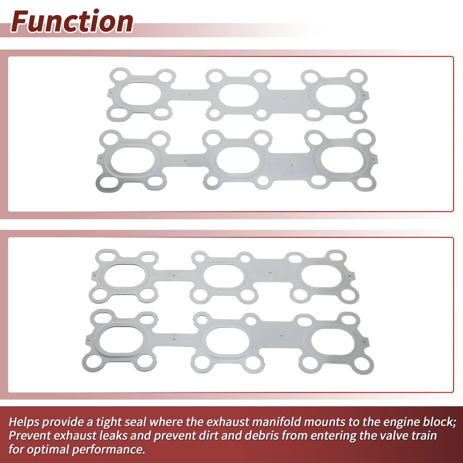 Exhaust Manifold Header Gasket for Nissan Murano 3.5L V6 (2003–2018) No. 1403631U00