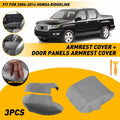 Door Panel & Console Armrest Lid Leather Cover for Honda Ridgeline (2006–2014)