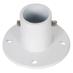 Set of 4 Aluminum Slide Deck Flanges for In-ground Swimming Pool