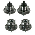 Moog Front & Rear Wheel Bearing and Hub Assemblies Kit for Lexus LS460 (2007–2017)
