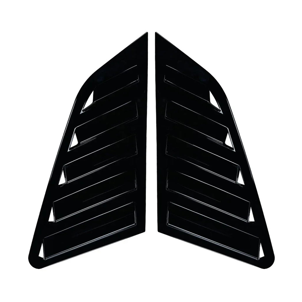 Gloss Black Quarter Rear Side Window Louver for Audi A3 S3 Sportback (2021–2024)