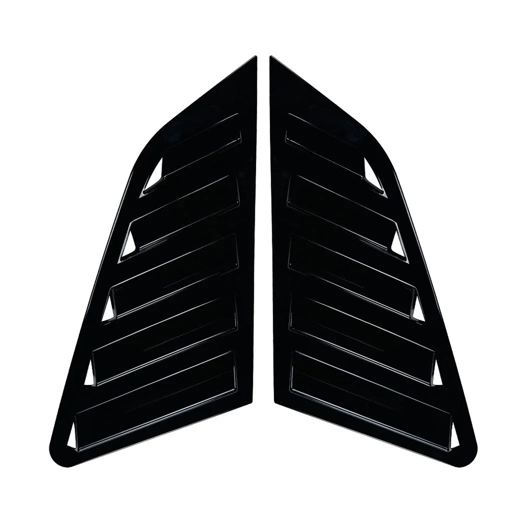 Gloss Black Quarter Rear Side Window Louver for Audi A3 S3 Sportback (2021–2024)