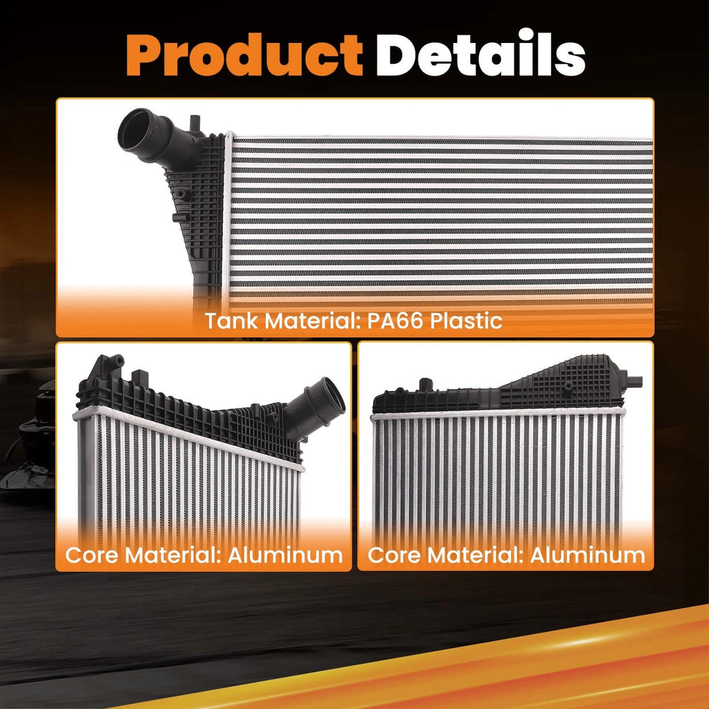 Intercooler Charge Air Cooler for Audi TT Quattro, VW Passat, Beetle, Jetta (2000–2006)