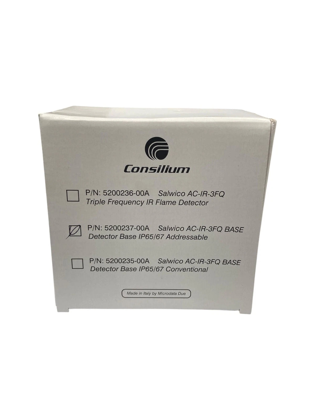 Consilium 5200237-00A, Salwico AC-IR-3FQ Detector Base IP65/67 (Addressable)