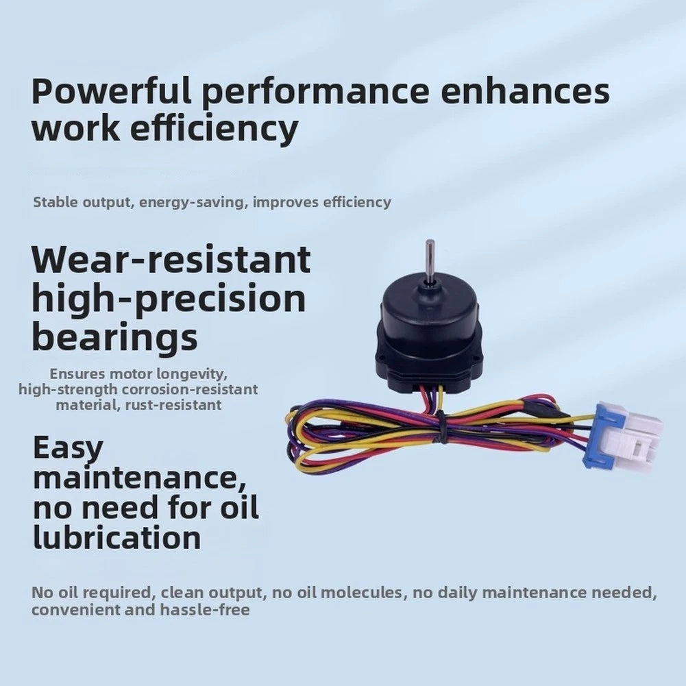 Refrigerator Fan Motor DC12V 1A for Cooling Accessory (3.16mm Shaft)