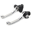 Silver Pivot Dirt Clutch Brake Levers for Kawasaki KX250 KX250F (2005–2012)