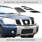 Billet Grille Insert Combo for Nissan Titan/Armada (2004-2007)