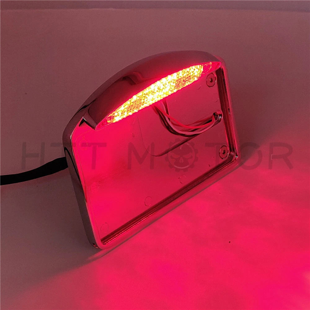 License Plate Bracket with LED for Harley Dyna Glide Fat Bob XL883 (2000–2023)