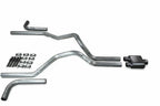 2.5" Dual Exhaust Kit for Chevy GMC 1500 (2019–2025) 1 Chamber Muffler Side Exit