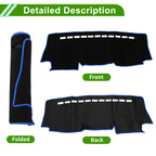 Dashboard Cover for Suzuki Jimny (JB23, JB33, JB43) (Black, Blue, Polyester)