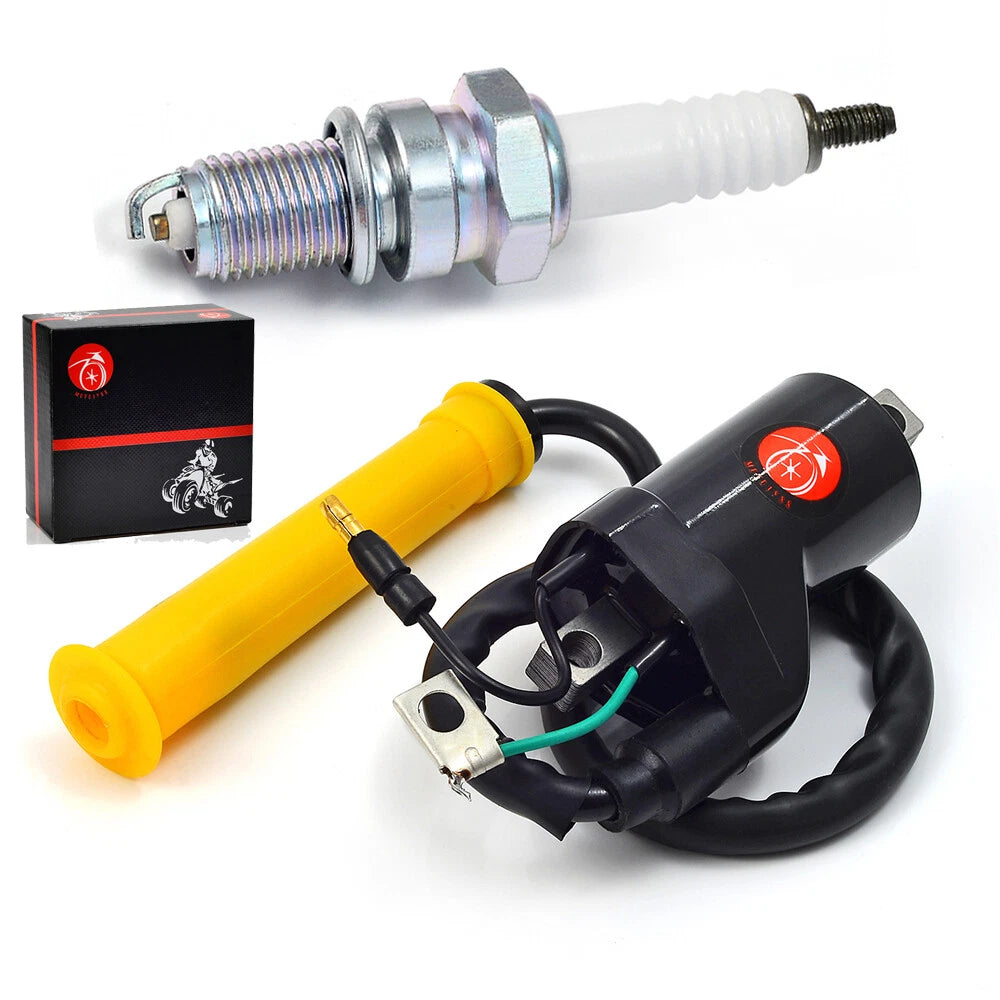 Ignition Coil & Spark Plug for Honda Sportrax 400 TRX400EX XR400R (1999–2004)