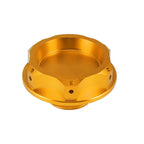 Gold Tone Gas Engine Oil Filler Cap for Subaru Impreza Outback Legacy (1993–2023)