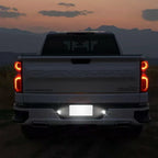 Full White LED License Plate Light Kit for Chevy Silverado GMC Sierra (2014–2023)