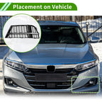 1pc Left Front Fog Light Grill for Audi A3 S3 (2017–2020) No. 8V3807681AE ABS