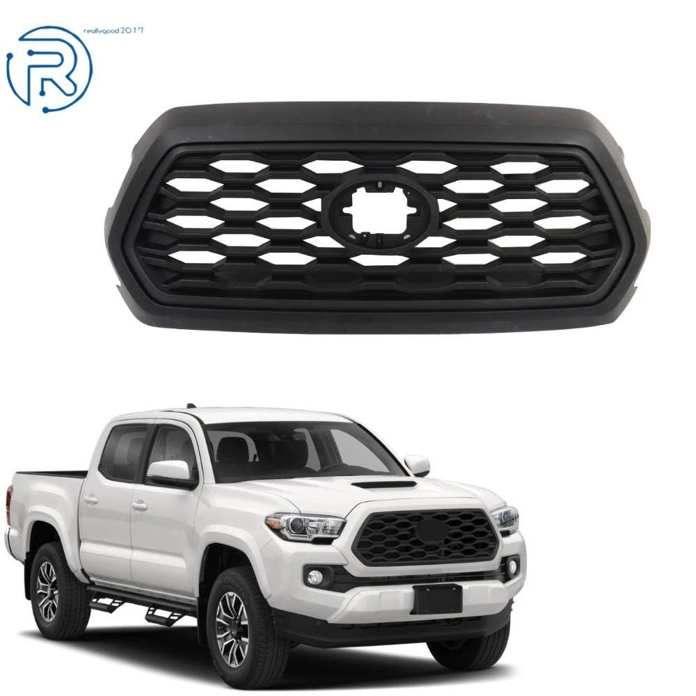 Matte Black Front Upper Grille Assembly for Toyota Tacoma (2016–2022)