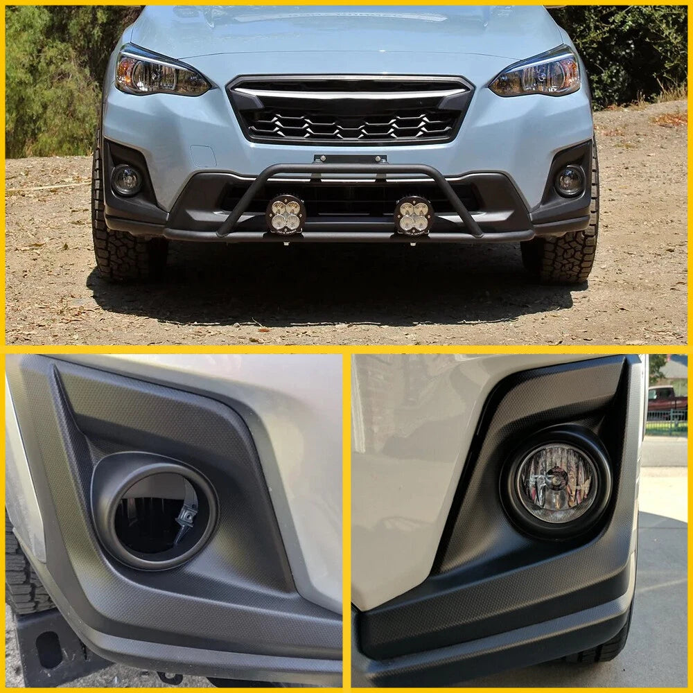 Fog Light Cover Bezel Pair for Subaru Crosstrek (2018–2020)