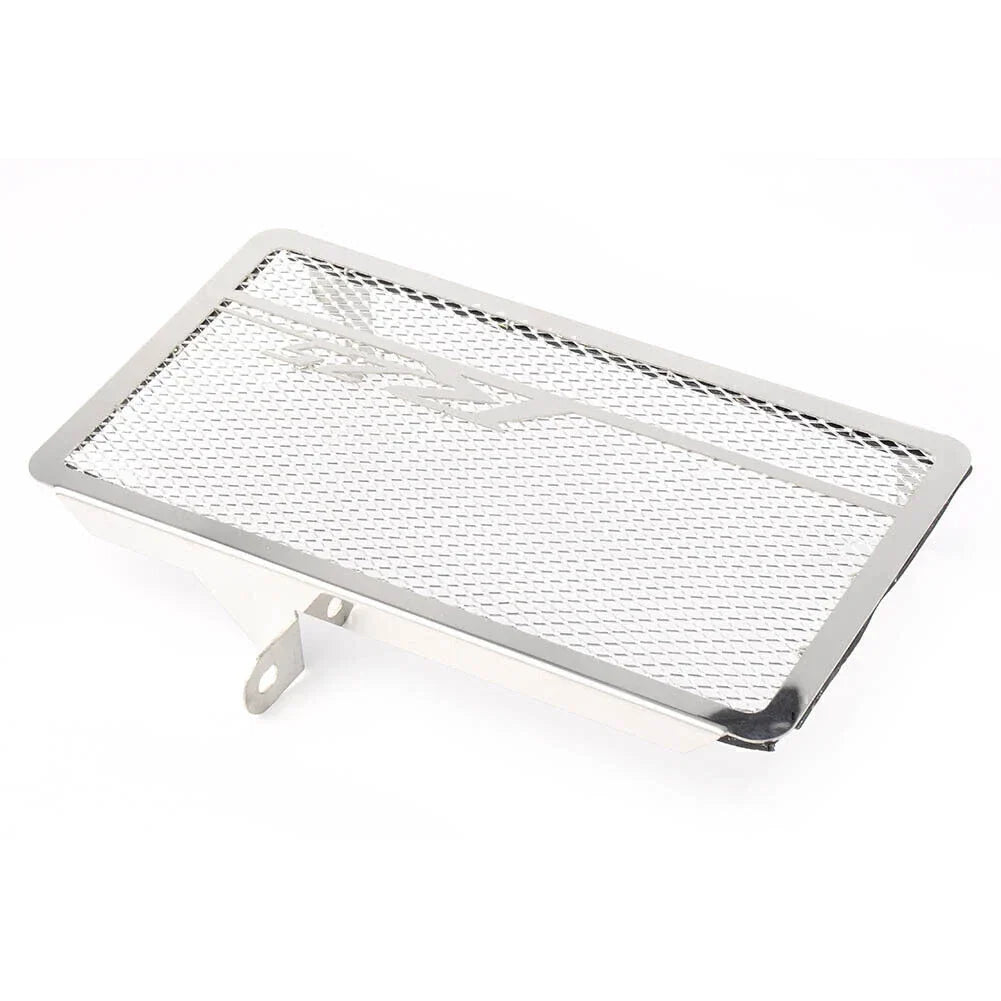 Silver Radiator Guard Grill Cover for Yamaha YZF R-25 (2014-2017)