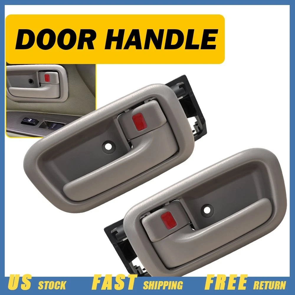 2X Inside Beige Door Handle & Trims for Toyota Tundra (2000–2006)