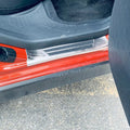 Set of 4 Steel Door Sill Protector Trim Scuff Plates for Subaru Crosstrek (2023)