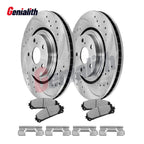 Front Disc Brake Rotors & Pads for Jeep Grand Cherokee Commander (2005–2010)