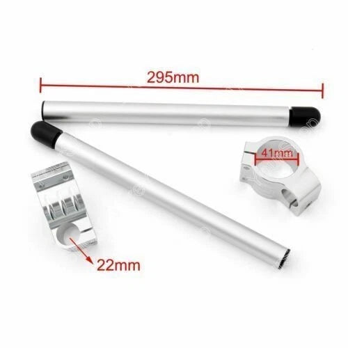 Universal Clip-On Handlebars for Honda CBR1000, Suzuki SV650 (41mm)