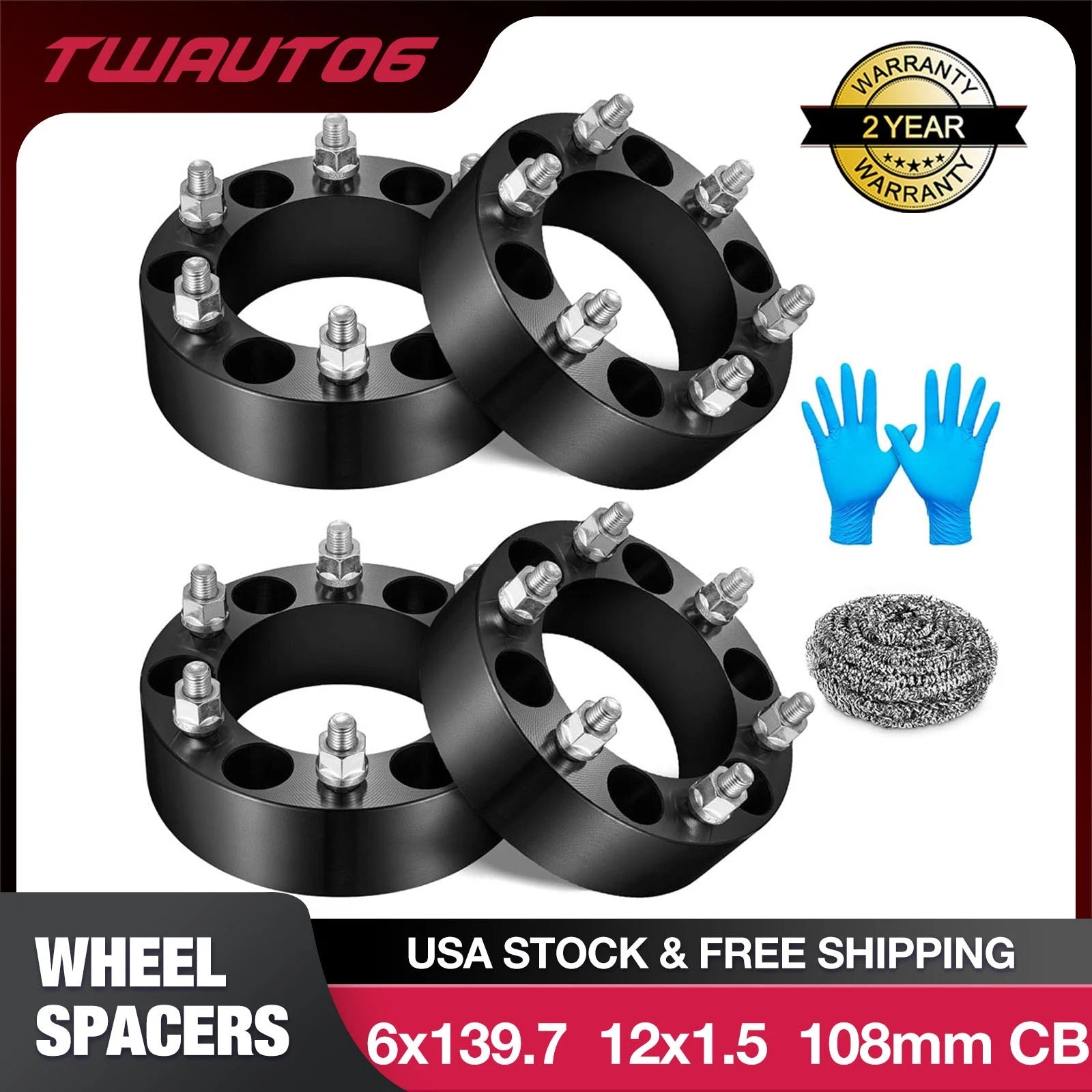 Wheel Spacers for Lexus GX470 (2003–2009) (4PCS, 2")