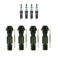 Denso 4 Iridium Power Plugs & NGK Ignition Coil Boots Kit for Mazda CX-7 (2007–2012)