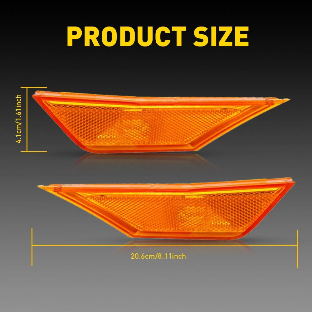 Front Side Marker Light Set for Honda Civic (2016–2021) - Includes Bulbs