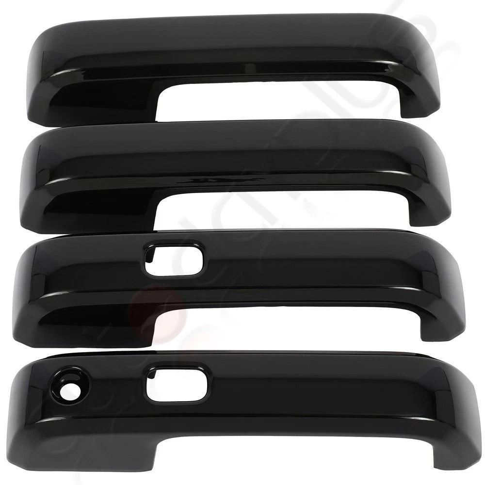 Set of 2 Door Handle Covers for Ford F-150 (2015–2020) Glossy Black