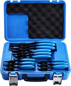 12Pcs Snap Ring Pliers Set Internal/External 0.038in 0.047in 0.070in 0.090in