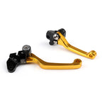 Set of 2 Dirt Pivot Clutch Brake Levers for Suzuki RM85 (2005–2013), RM125/250 (2008)