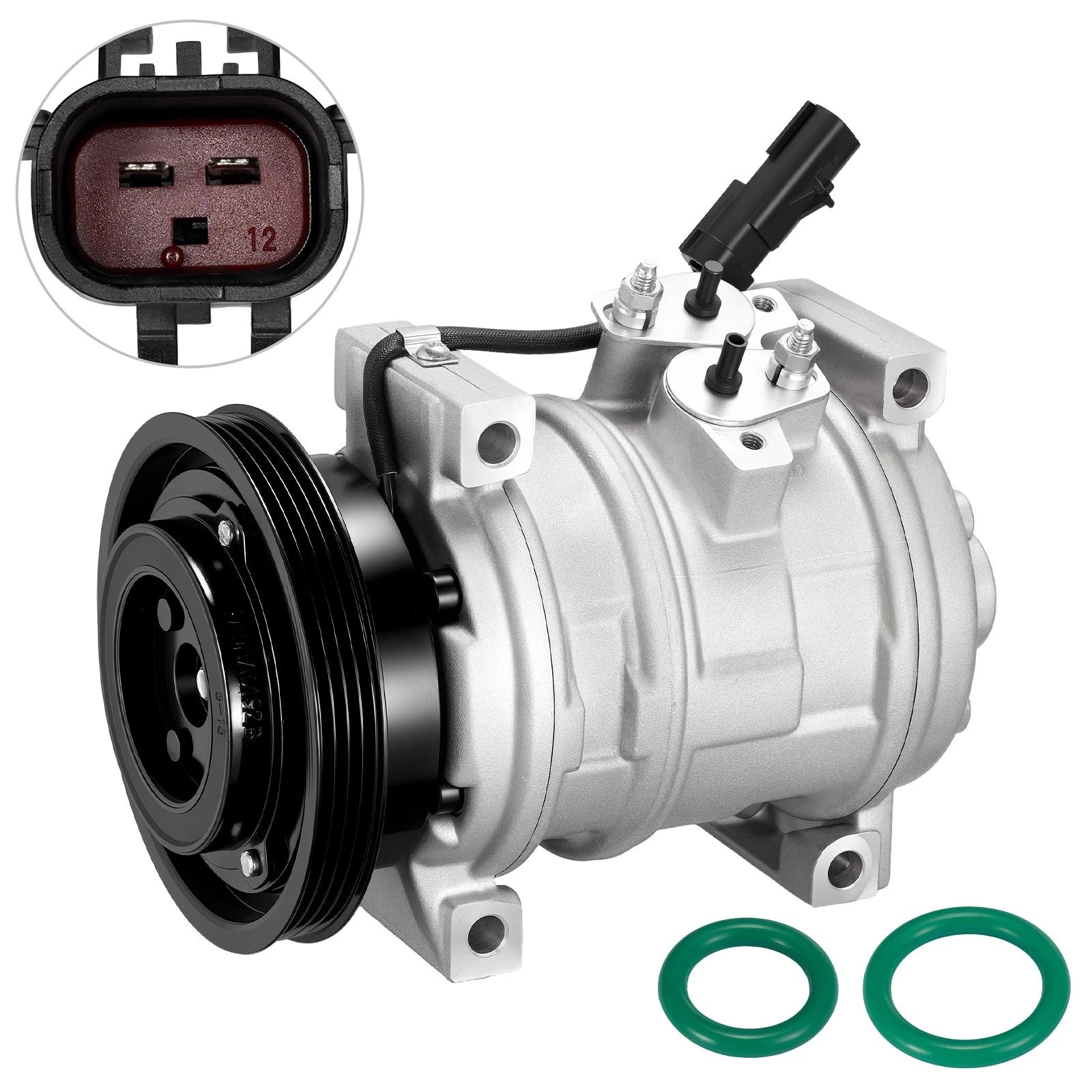 A/C Compressor for PT Cruiser 2001–2010, Dodge Neon 2.0L 2.4L 27001C