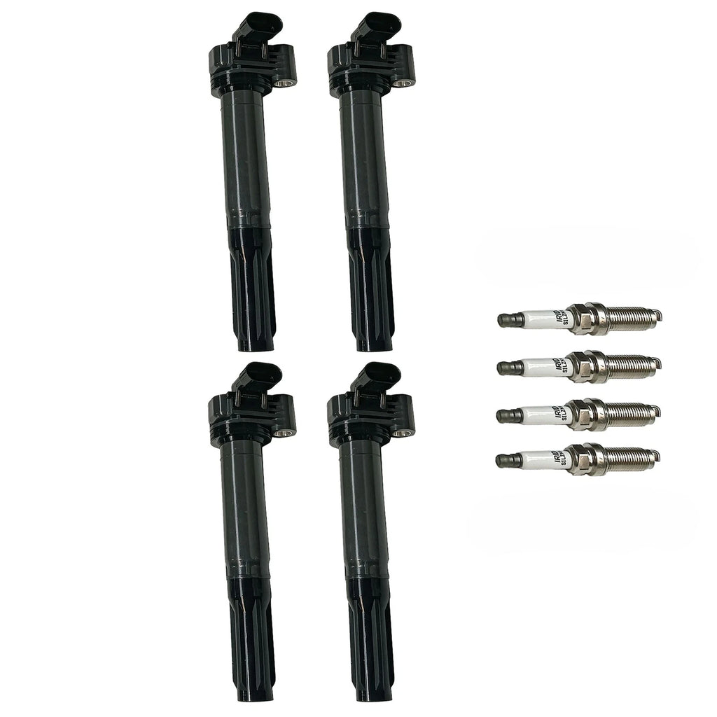 4X Ignition Coils & 4X Iridium Spark Plugs for Fiat 500 (2012–2016) UF649