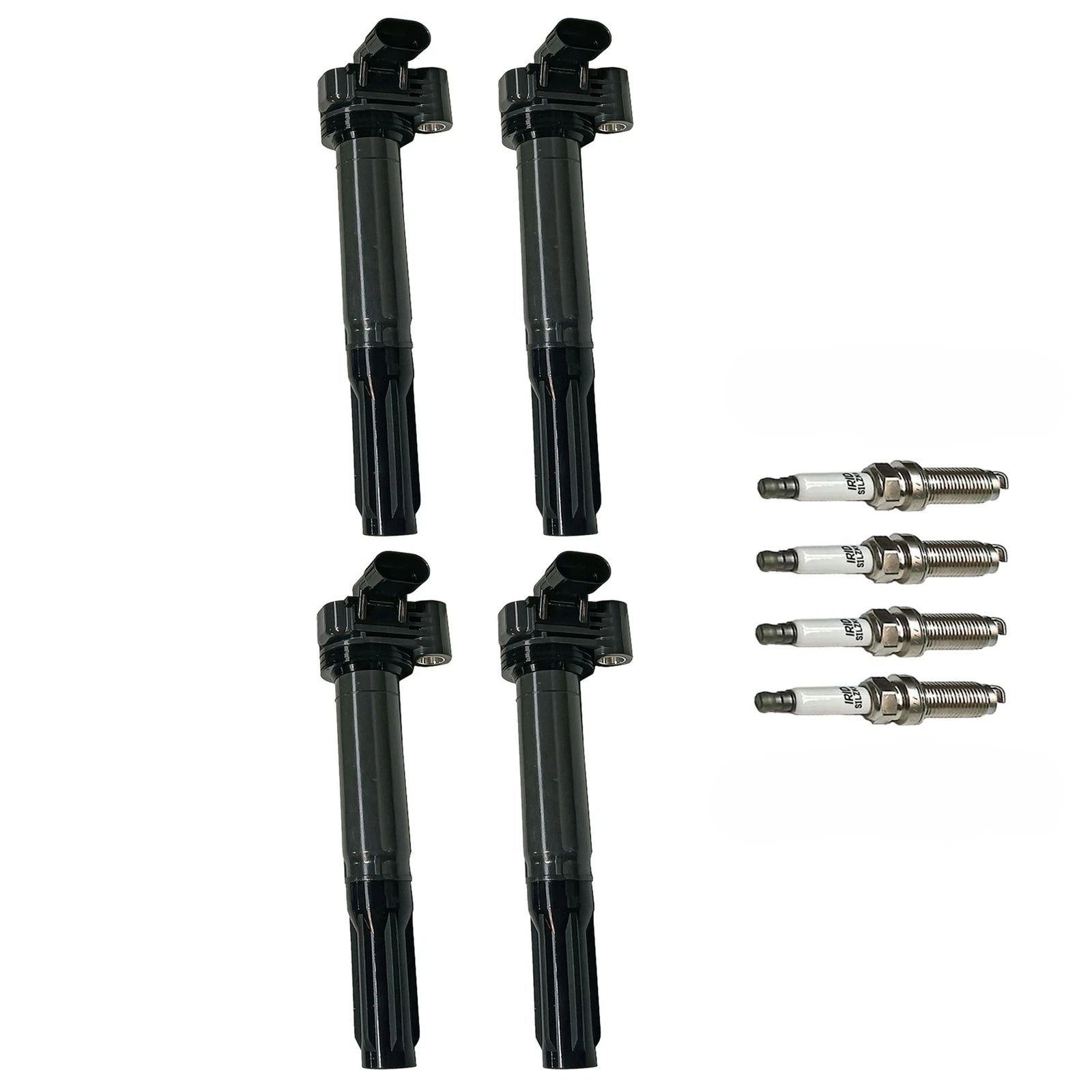 4X Ignition Coils & 4X Iridium Spark Plugs for Fiat 500 (2012–2016) UF649
