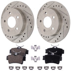 Rear Brake Disc Rotors and Pads Kit for Ford Mustang (2003–2004)