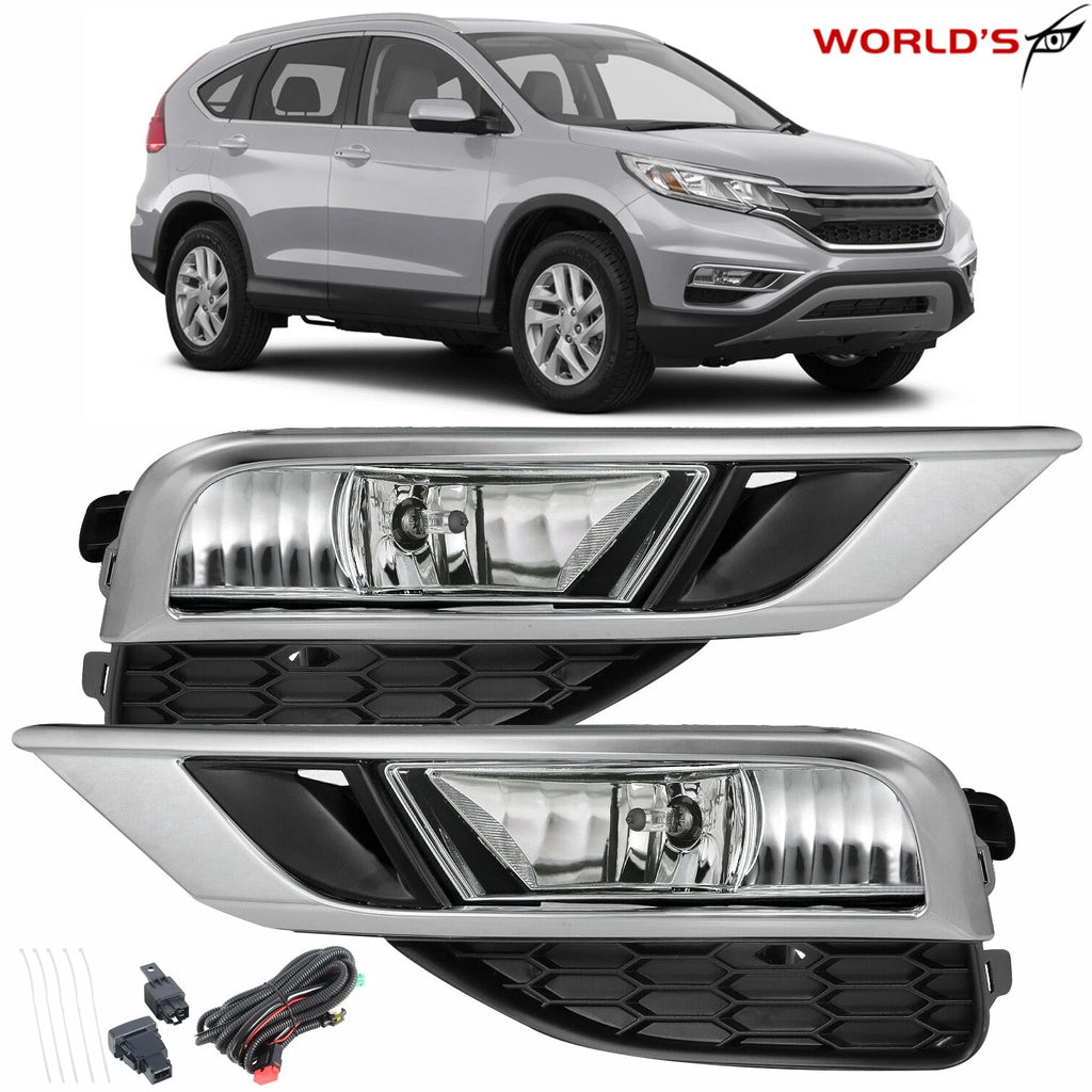 Set of 2 Clear Fog Lights for Honda CR-V (2015–2016)