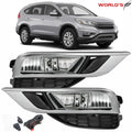 Set of 2 Clear Fog Lights for Honda CR-V (2015–2016)