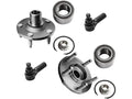 Front Wheel Hub Assembly & Tie Rod End Kit for Mazda Tribute (2001–2007)