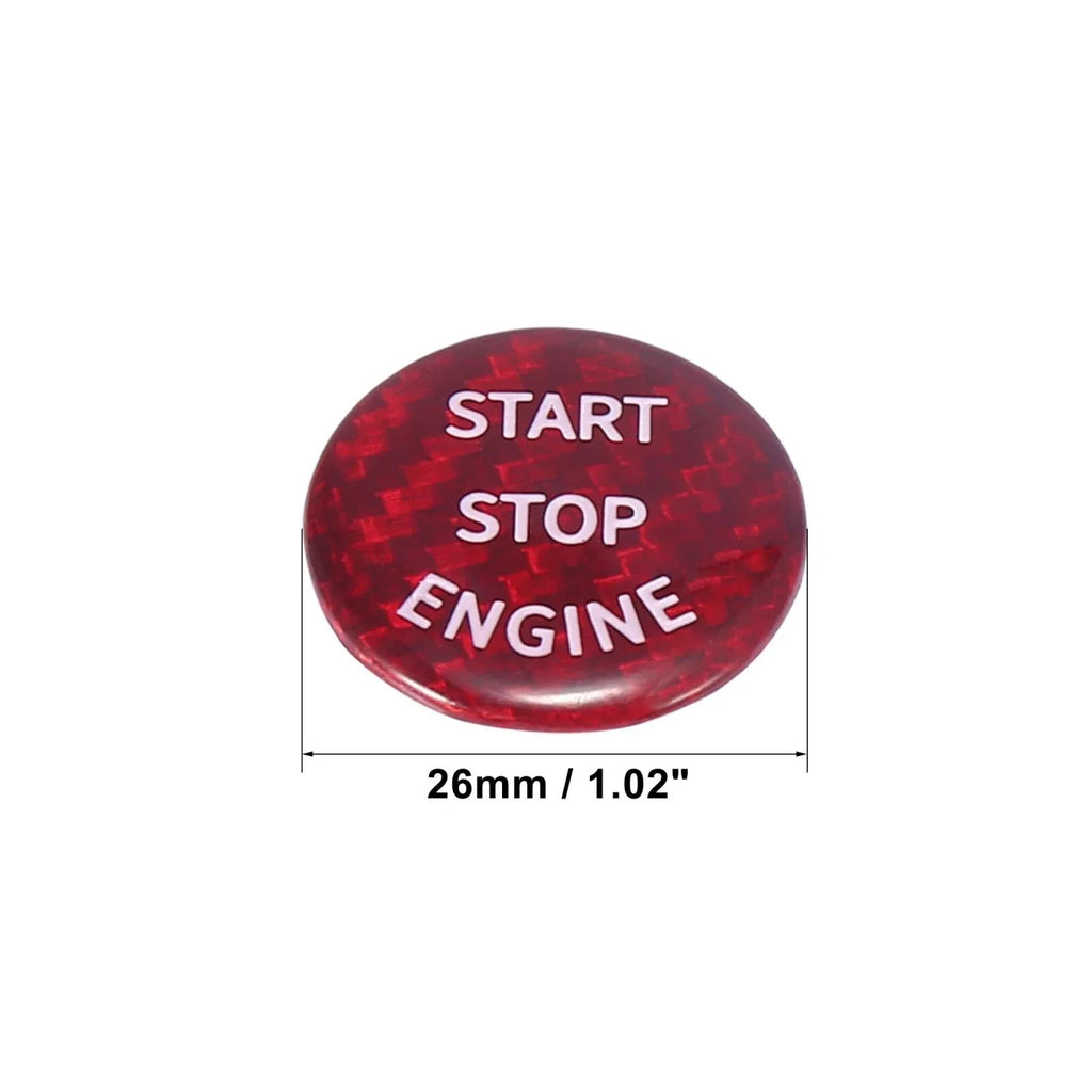 Engine Start Stop Push Button Cover Cap for BMW E53 E60 E61 E63 E64 Red