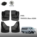 4 Pcs Mud Flaps Splash Guards for Toyota Hiace H200 (2005-2015)