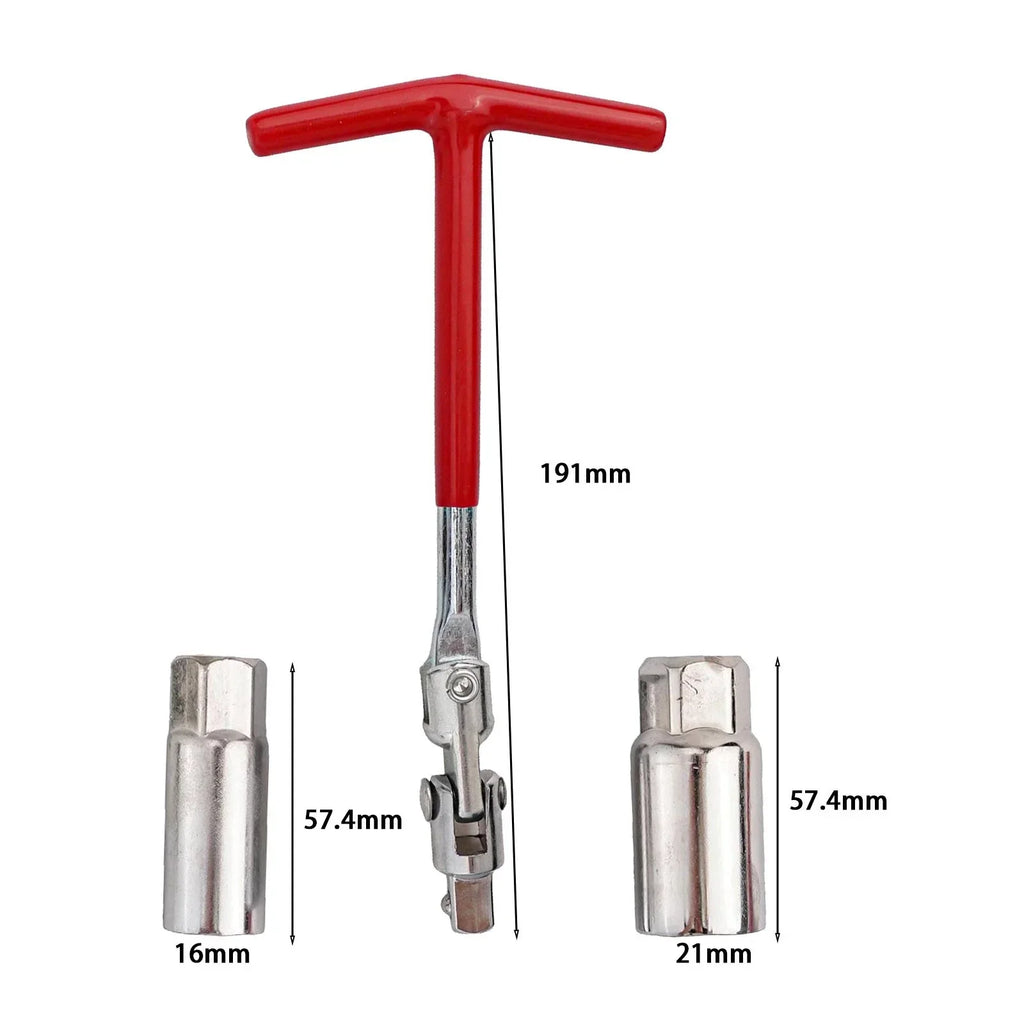 Flexible Spanner Socket Wrench Set 3PCS High Torque T-Handle for Bar