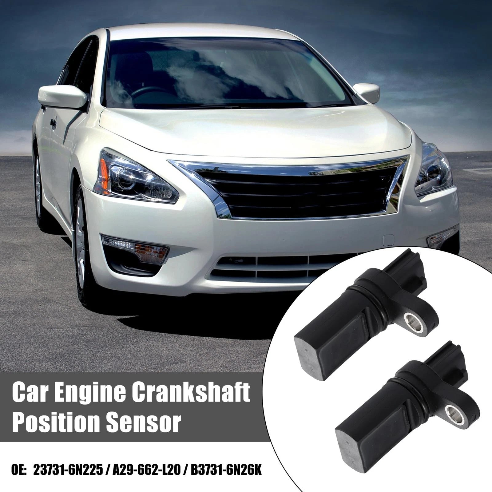2X Crankshaft Position Sensor A29-662-L20 for Nissan Altima Sentra 