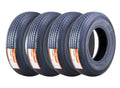 Set of 4 Trailer Tires ST235/80R16 10PR Load Range E w/Scuff Guard for Trailers