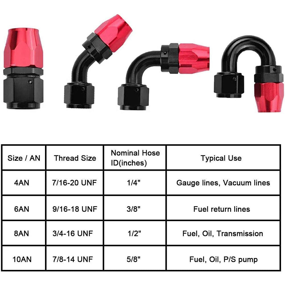 3/8 Fuel Line Hose Kit for Universal Applications (16FT)