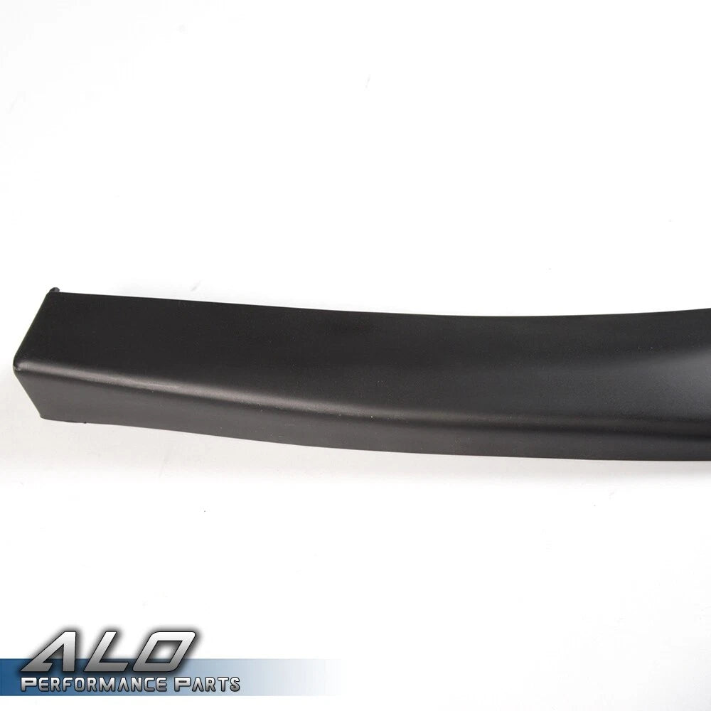 Black Universal CS Style Front Bumper Lip Splitter Chin Spoiler