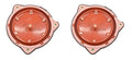 Set of 2 Distributor Caps for Mercedes Benz W140 (1992–1999)