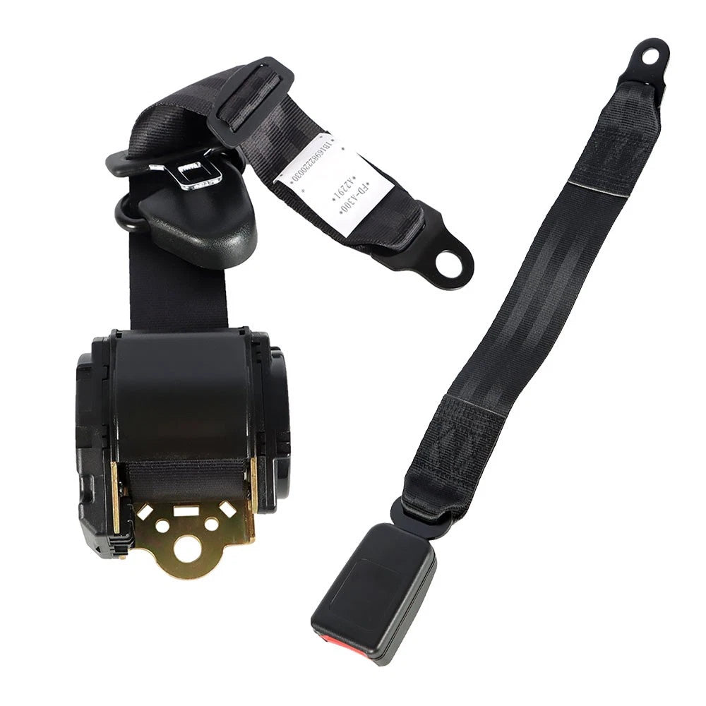 Retractable 3 Point Safety Belt for Jeep Wrangler CJ YJ (1982–1995)