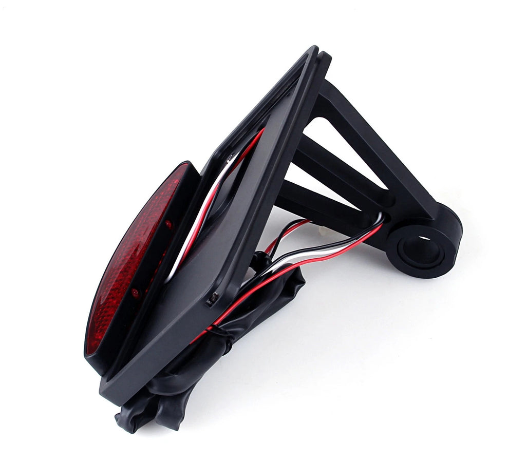 LED Side Mount License Plate Tail Brake Light for Harley Customs