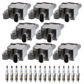 Denso 8 Ignition Coils & 16 Platinum Spark Plugs for Savana 2500 (2006)
